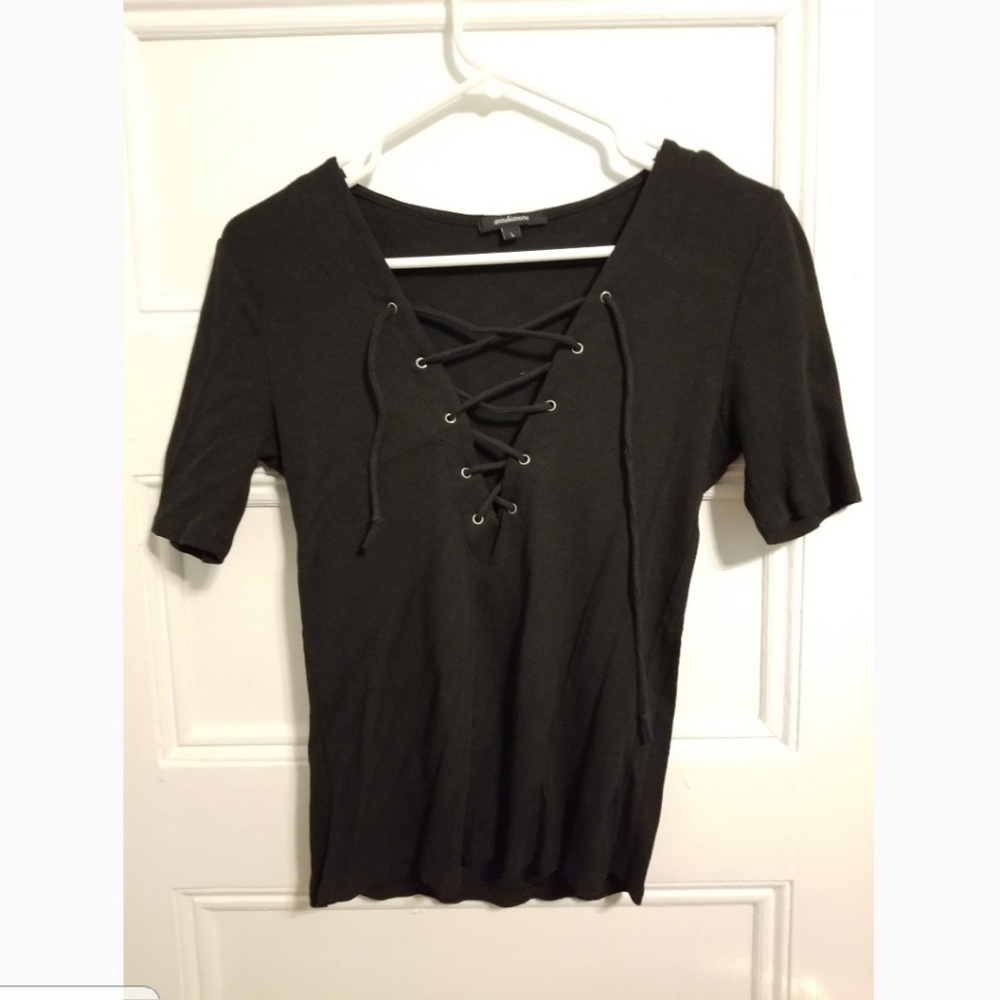 Lace Up Top